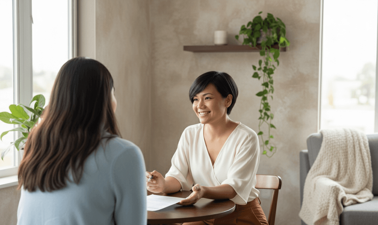 Personal wellness coaching conversation