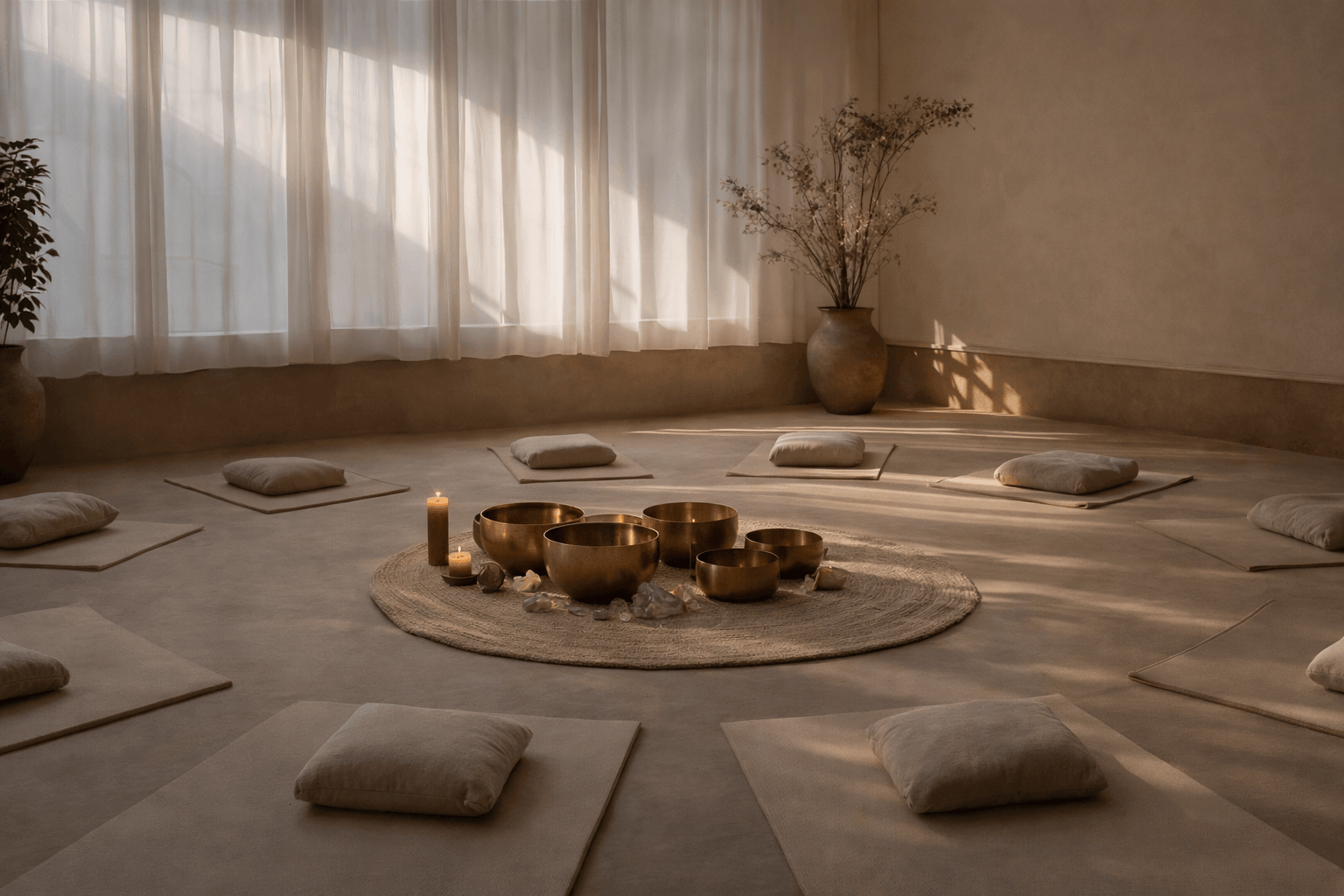 Calm group session setup