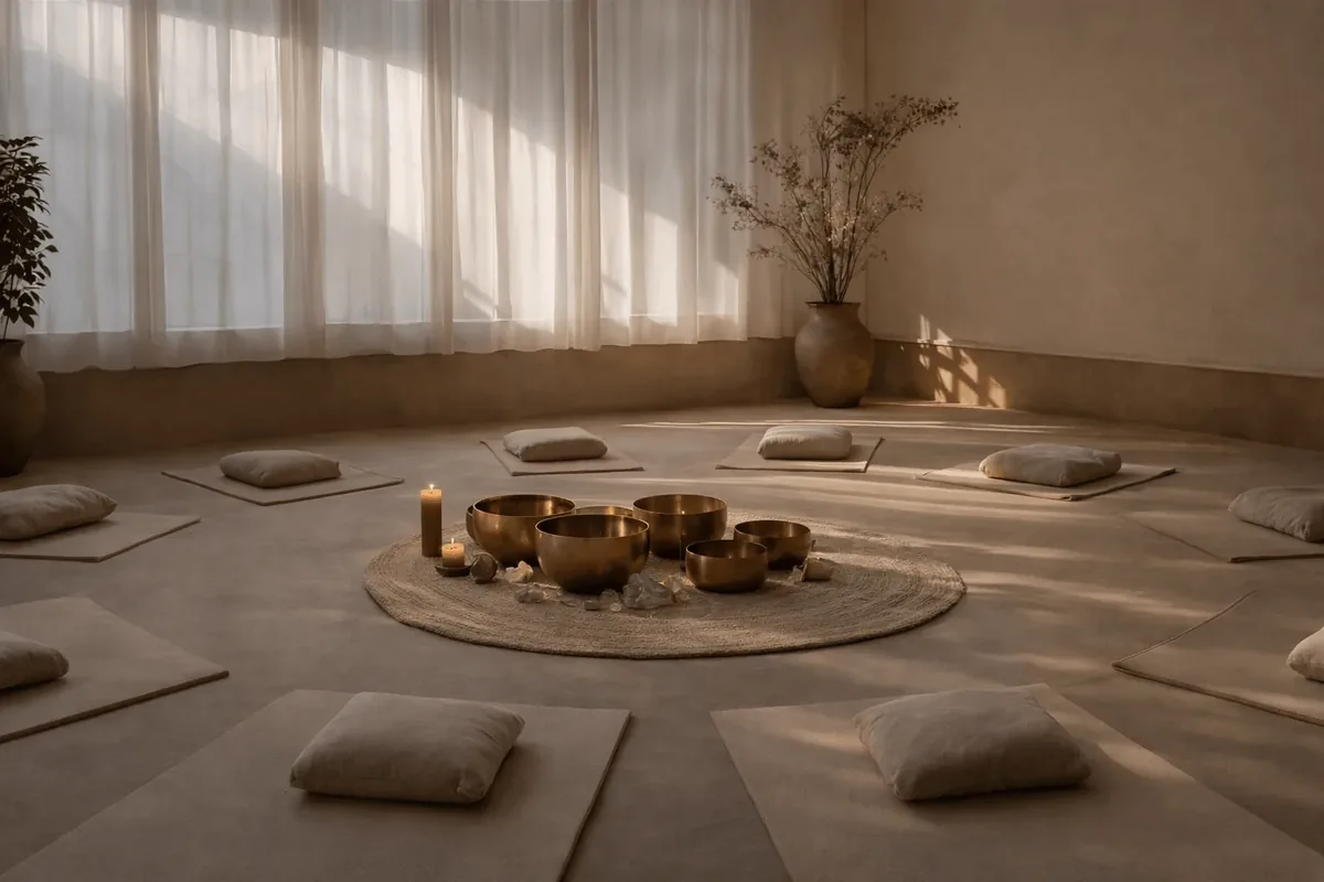 Calm group session setup